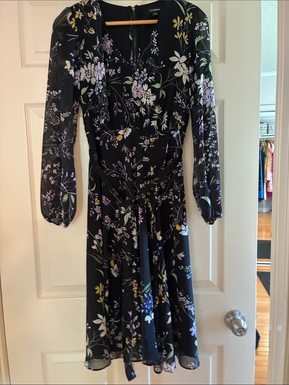 Le Château Black Women's Top with Clean Silhouette